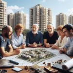 רכשו מגרש במשותף לצורך בנייה, צילום אילוסטרציה באמצעות בינג בינה מלאכותית: אודי דוד בן דוד