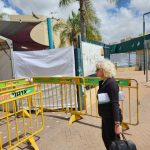 היועצת המשפטית לממשלה, גלי בהרב מיארה בכניסה לישיבת הממשלה בשדרות. צילום: אודי דוד בן דוד