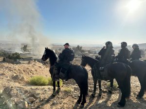 תיעוד כוחות משטרת המחוז הדרומי בפעילות.צילום: דוברות המשטרה.
